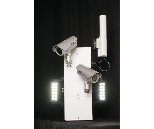 Pole Mounted Security Camera System Power Sentry 6000 Mobile Pro Systems