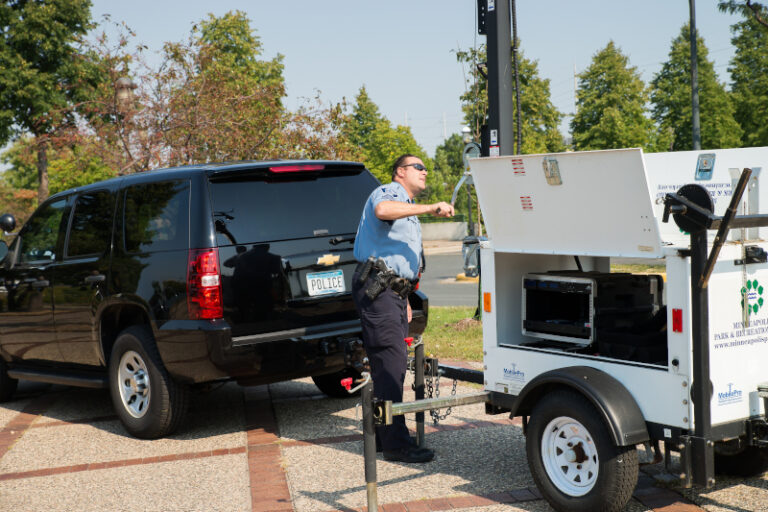 Commander 3400 Mobile Surveillance Trailer Helps Police Departments
