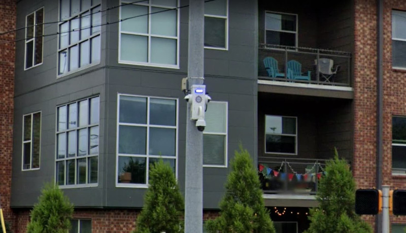 The MNPD’s Power Sentry ‘Safety Camera’ deployed in front of the IMT Germantown complex in Nashville, Tennessee. This was the unit that recorded the devastating tornado on March 3, 2020.