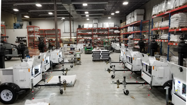 New production and assembly area